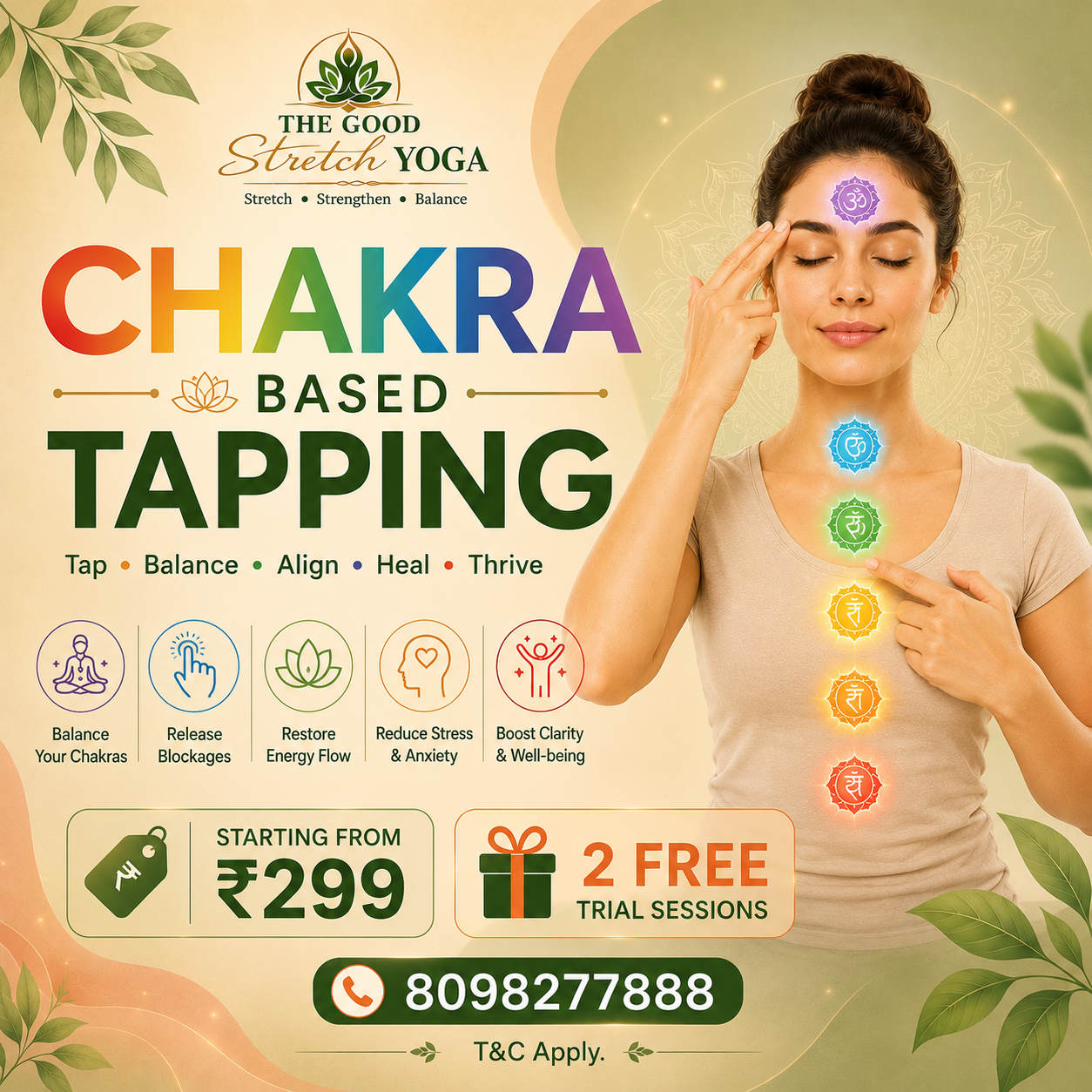 The Good Stretch Yoga Centers poster project