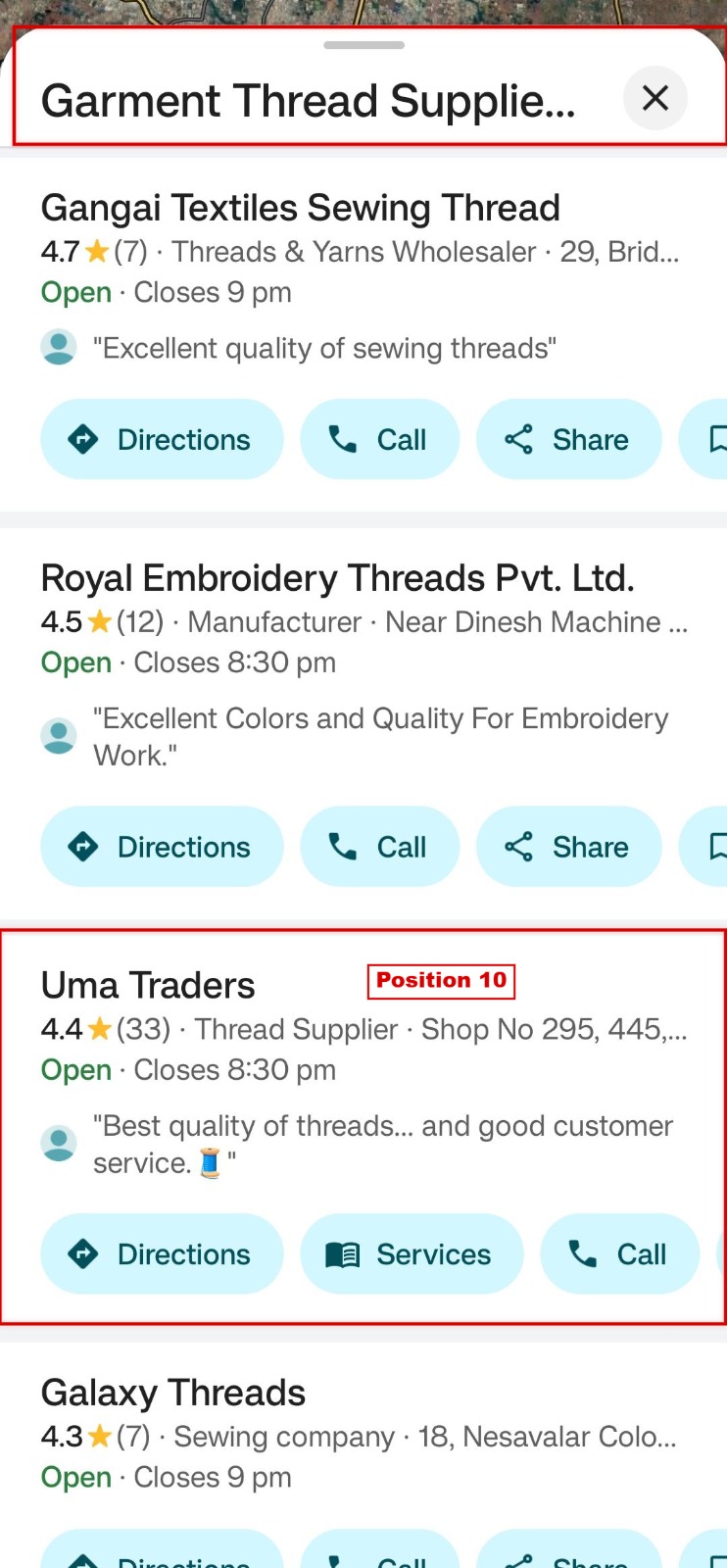 UMA TRADERS review photo 4